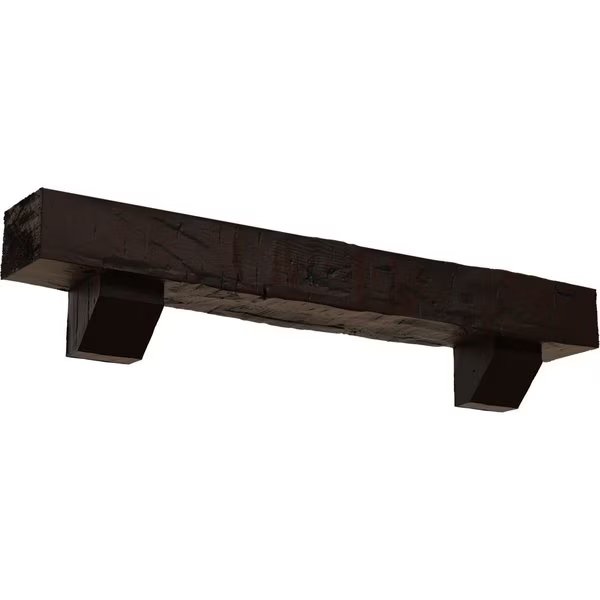 Kit w/ Ashford Corbels, Premium Hickory, 4
